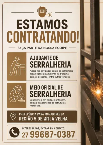 Oportunidade de trabalho