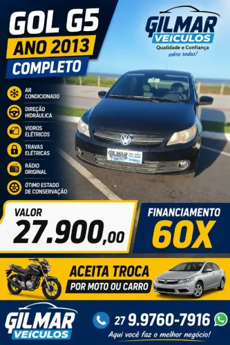 Volkswagen Gol Geração VI City Trendline 1.0 8V MI Total Flex Mec. 4P 2013