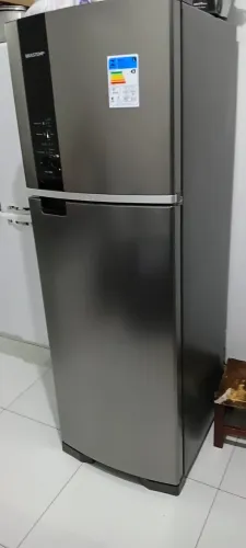 Geladeira Brastemp Frost Free 400L Evox (Inox) Duplex - Painel Digital