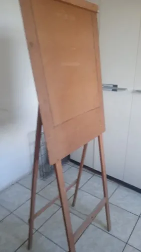 Flip chat cavalete de madeira