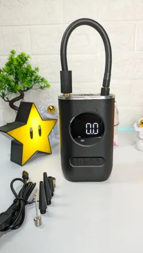 Compressor de ar portátil (Moto, Carro, Bicicleta, Bola)