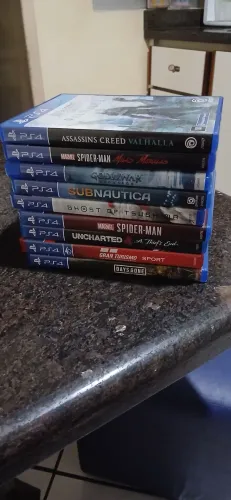 9 jogos para PS4 sendo 3 com melhoria para o PS5