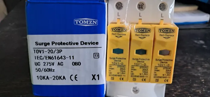 Protetor Tripolar 270V 10A Anti Surto