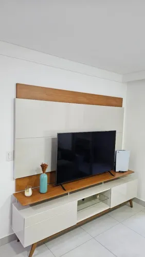 RACK + PAINEL HOME IMCAL OPERA OFF WHITE 2,20M