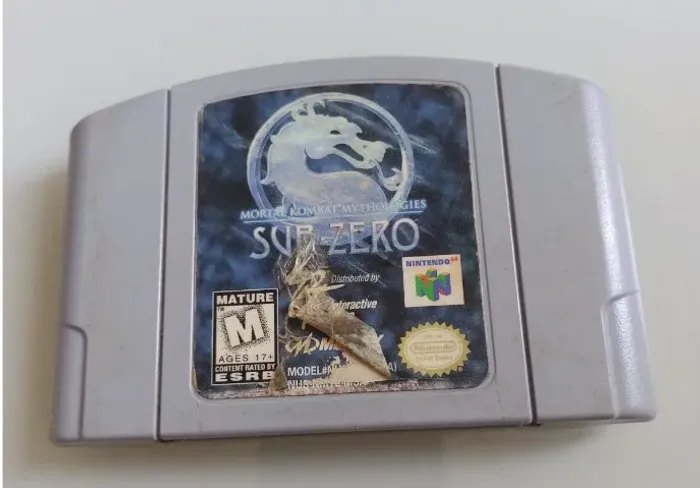 Cartucho Mortal Kombat Mythologies Sub Zero Original  - Nintendo 64