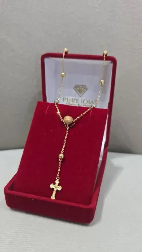 Terço Ouro 18 Promoção