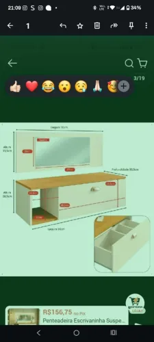 Penteadeira pra quarto