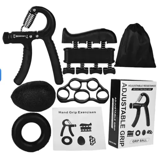 Kit 6 Pçs Hand Grip Aperto Dedos Mãos Punho Fitness Exercicio Fisioterapia Treino z1511