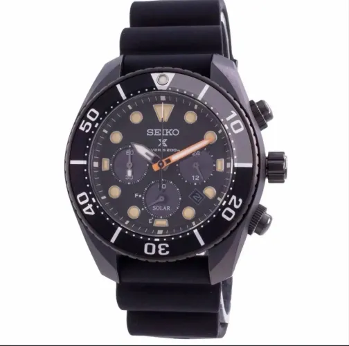 Relógio Seiko Prospex Solar Sumo Black Series SSC761J1 P1PX Ed Limitada