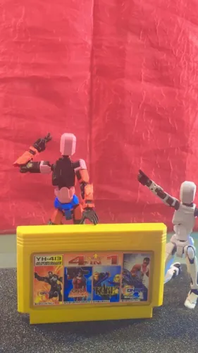 Cartucho 4 em 1 NES Famicom YH-413 - Contra 3 + Contra 2 + Kage + Final Mission