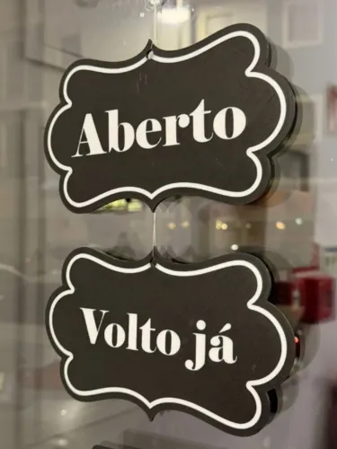 Letreiro- Aberto/ Fechado 