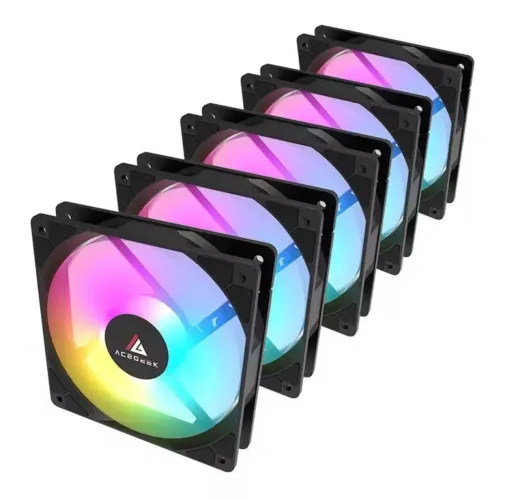 Kit 5 Fans RGB (Produto Novo)