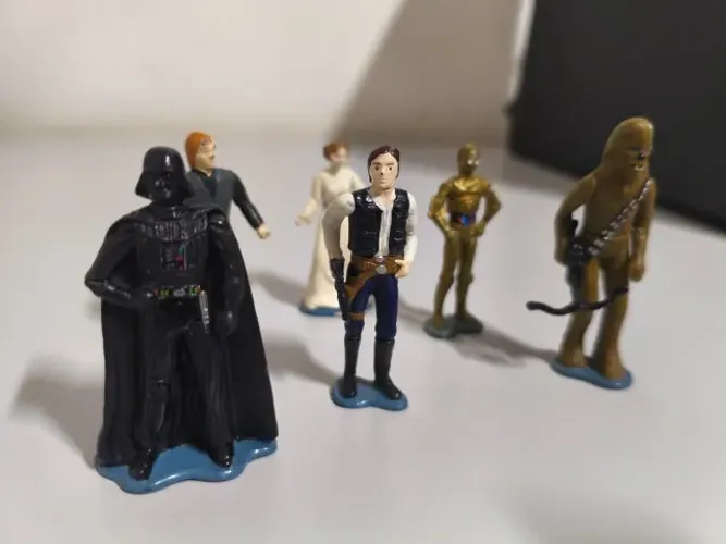 Mini Figuras Bonecos Star Wars Sonrics Pepsico Anos 90 Raras