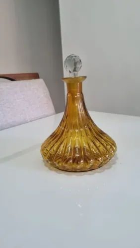 Decanter de vidro Âmbar 