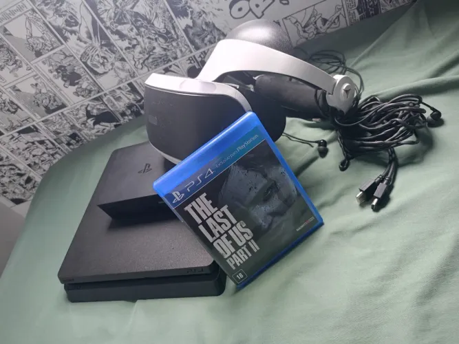 PlayStation 4 - VR e 2 controles