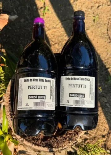 Vinho tinto bordô colonial - 2 Lt seco/suave