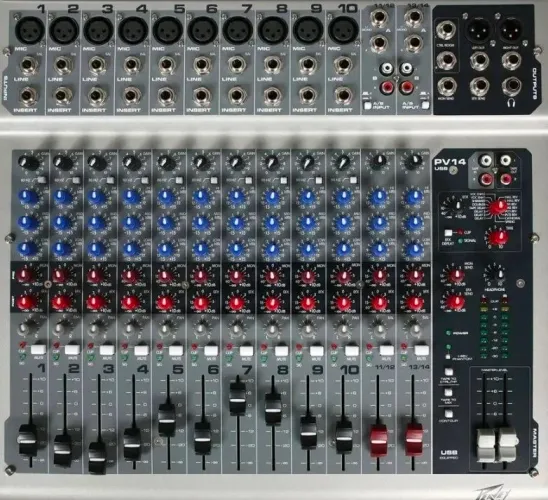 Mesa de som Peavey PV14 USB 