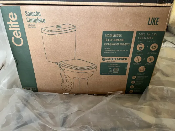 VASO SANITÁRIO NOVO / LACRADO