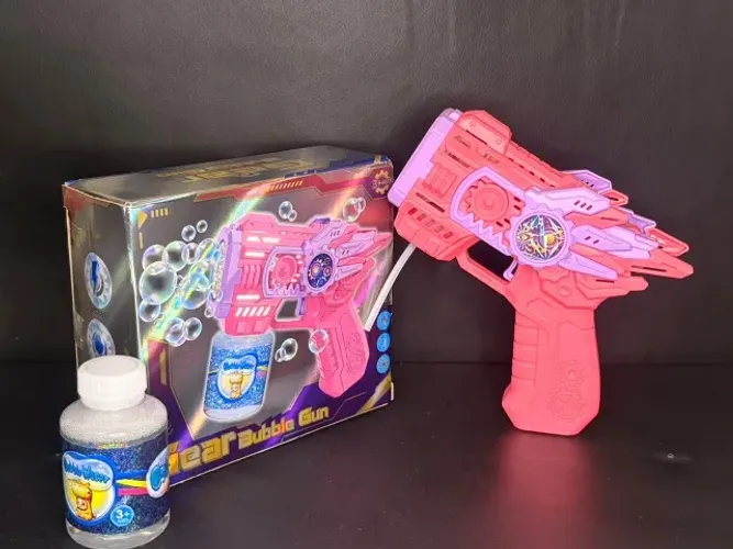 Pistola Bolha de Sabão Infantil