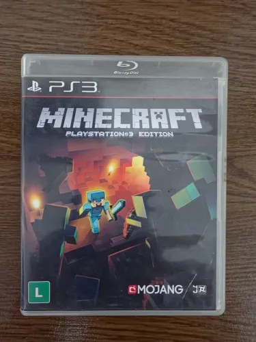 Minecraft PS3 Encarte em Português