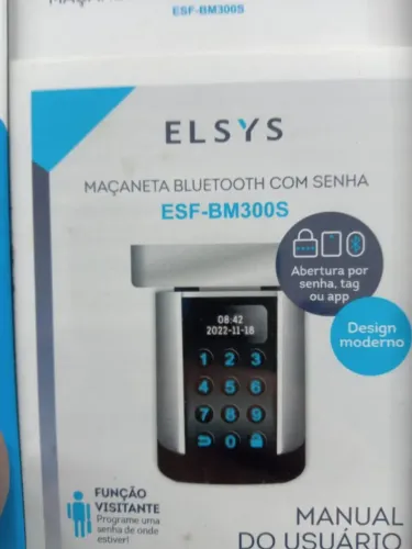 Maçaneta Inteligente Elsys ESF-BM300S - NOVA, lacrada
