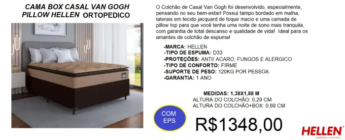 Colchão + box - casal - compre hoje e receba em até 72 horas 