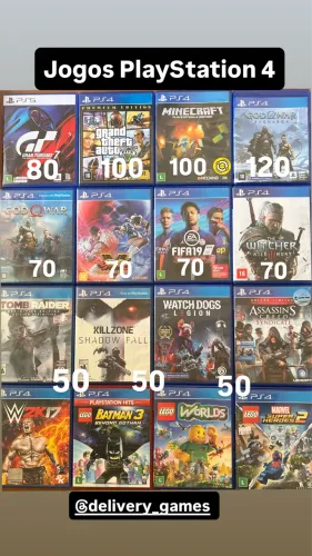 Jogos ps4