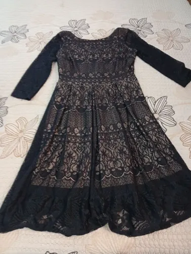 Vestido evangélico ,renda importada.