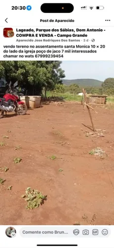 vendo terreno em terenos