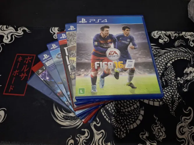 7 Capas/Cases VAZIAS de Jogos PS4 - Lote Único
