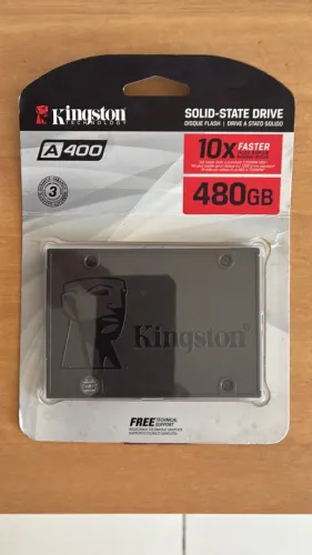 SSD Kingston A400 480GB Sata Iii 2.5 Novo