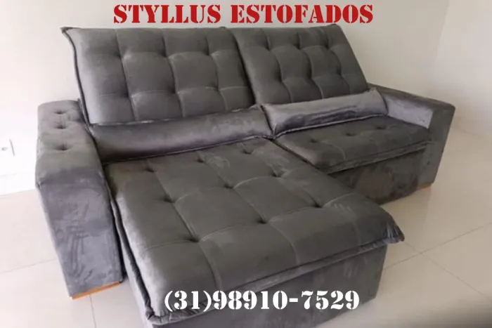 Sofá retrátil novo