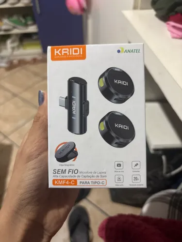 Microfone de Lapela sem fio (nunca usado)