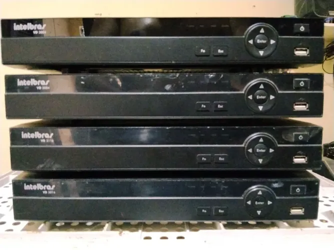 DVR Intelbras analógicos-0 lote 4 unidades 