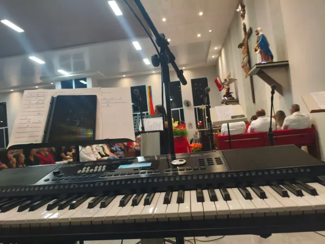 Teclado Roland EX-30 semi novo