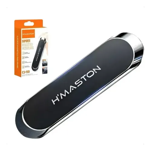 Suporte Magnético para Celular Veicular H'Maston CJ-50 | Ímã Super Forte 360°