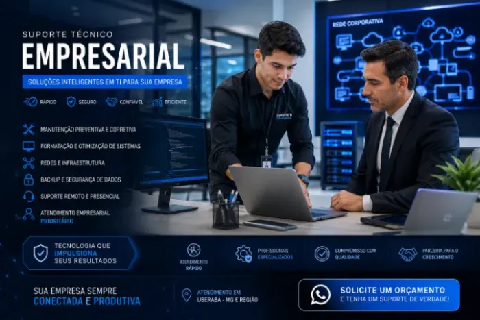 Suporte Técnico Empresarial Especializado em Informática