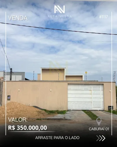 Casa de 2 quartos em Murilo Teixeira 60m² por R$ 350 mil