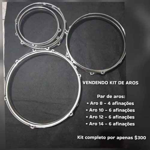 Aros para bateris acústica