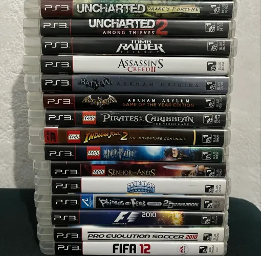 Lote de jogos originais de PS3