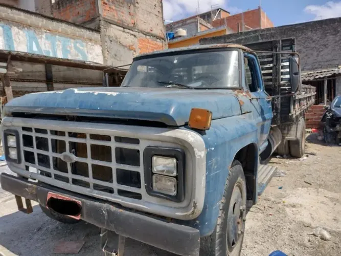 FORD F 600 - CARROCERIA DE MADEIRA 6 MT MOTOR DISEL MWM