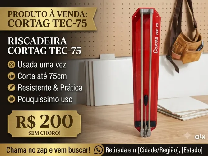 Riscadeira manual cortag