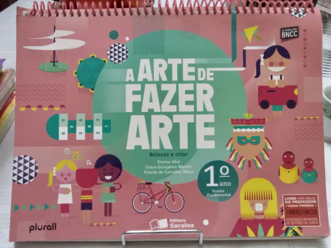 Livro didático A arte de fazer Arte 1°ano sem uso do professor