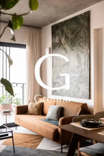 Apartamento mobiliado para locação com 55m², Pinheiros - SP.