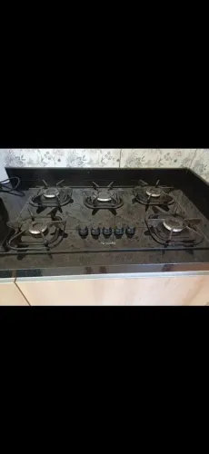 Fogão cooktop 5 bocas