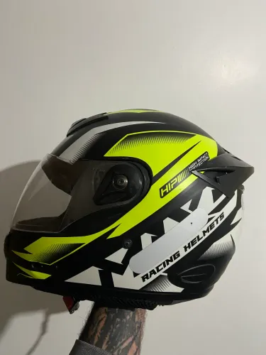 Capacete Moto Fechado Mixs MX2 Storm reclinável com trava