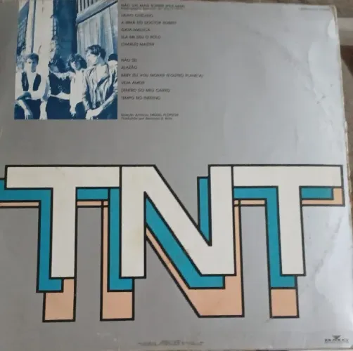 Disco de Vinil Lp TNT II (1988) Banda de Rock gaucha Raridade