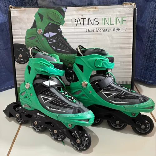 Patins OXER modelo ABEC 7 - Novo