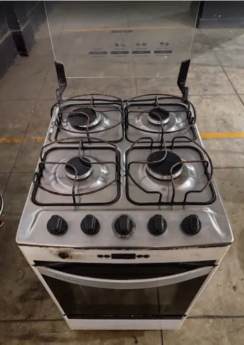 Fogão Brastemp Clean 4 bocas com Timer