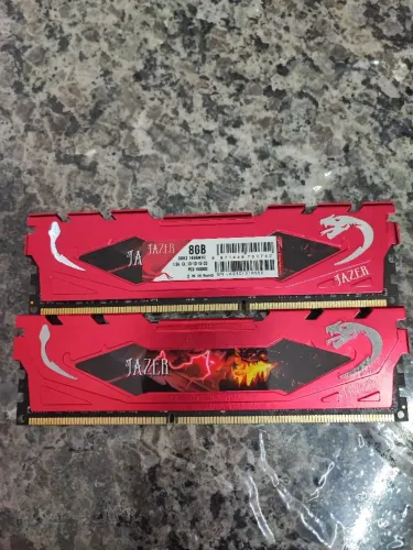 Kit memória ram jazer 16gb(2x8) 1866mhz DDR3
